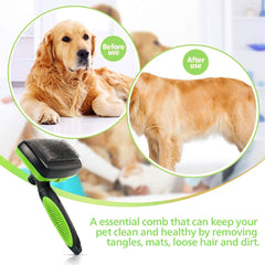 Self-Cleaning Dog Brush